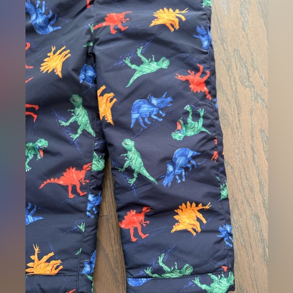 The Children’s Place Dinosaur Print Snow Jacket & Bib Snow Pants-Sz 4T toddler - Picture 3 of 14
